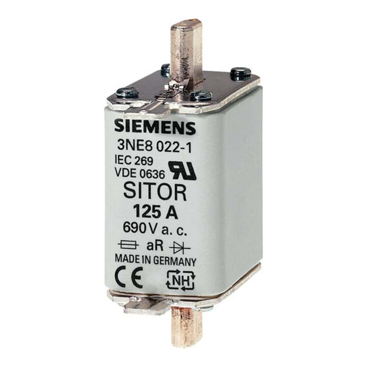 Siemens Indus.Sector Sitor-Sicherungseinsatz 63A, 690VAC Gr.00 3NE8018-1
