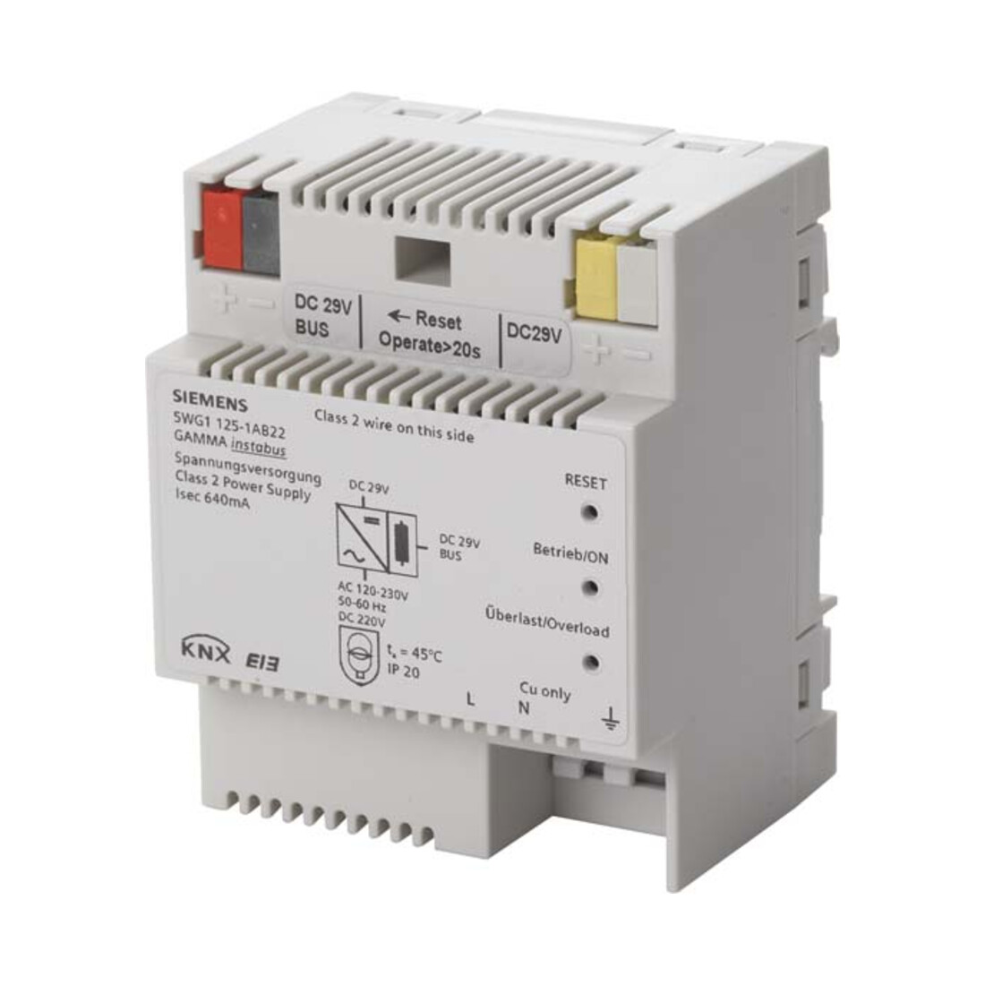 Siemens Indus.Sector Spannungsversorgung N125/22 640 MA 5WG1125-1AB22
