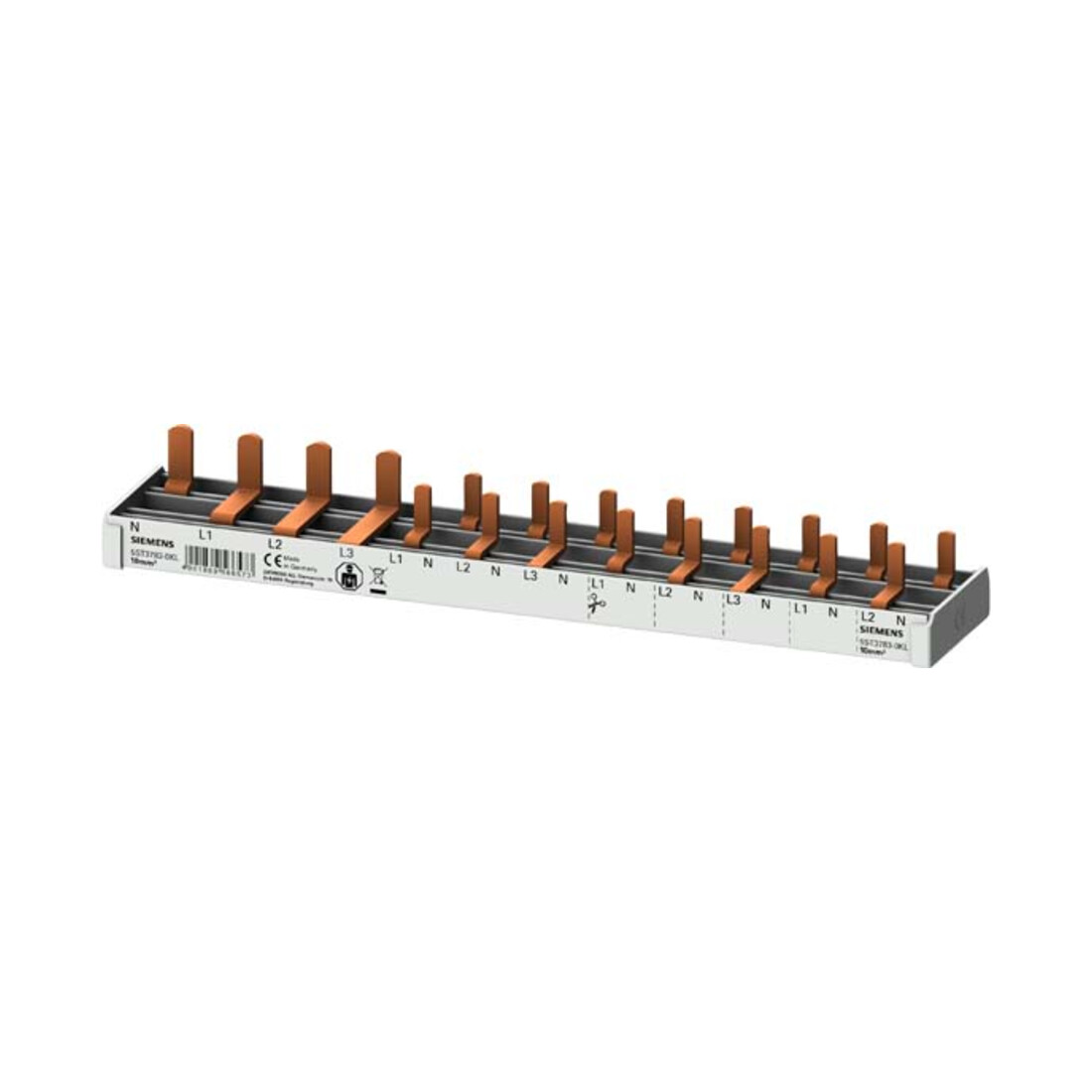 Siemens Indus.Sector Stiftsammelschiene 10qmm, 12TE 5ST3783-0KL