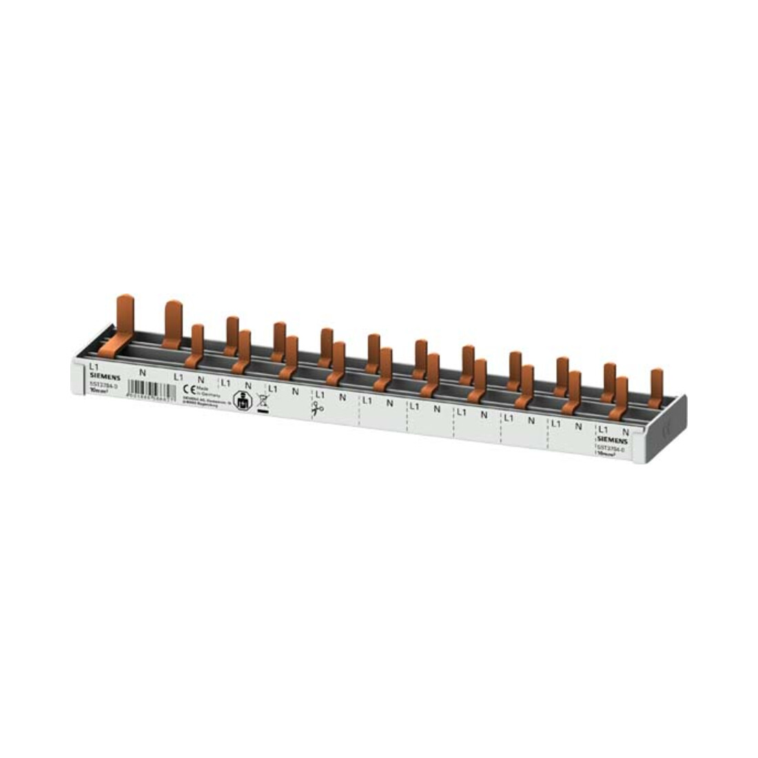 Siemens Indus.Sector Stiftsammelschiene 16qmm, 12TE 5ST3784-0