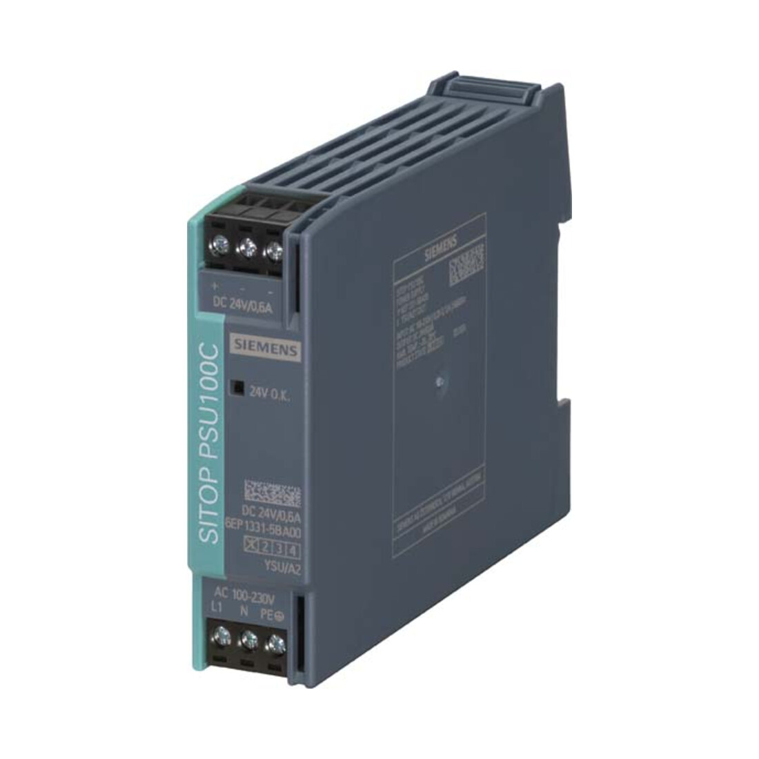 Siemens Indus.Sector Stromversorgung 1-ph,24VDC,0,6A,IP20 6EP1331-5BA00