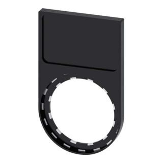 Siemens Indus.Sector Support de panneau plat, noir 3SU1900-0AH10-0AA0