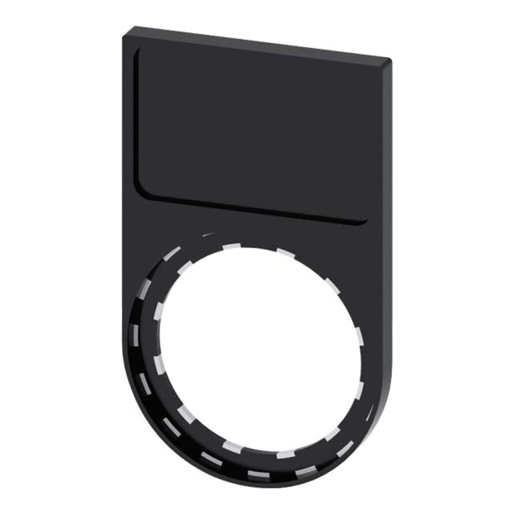 Siemens Indus.Sector Support de panneau plat, noir 3SU1900-0AH10-0AA0