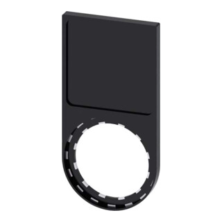 Siemens Indus.Sector Support de panneau plat, noir 3SU1900-0AJ10-0AA0