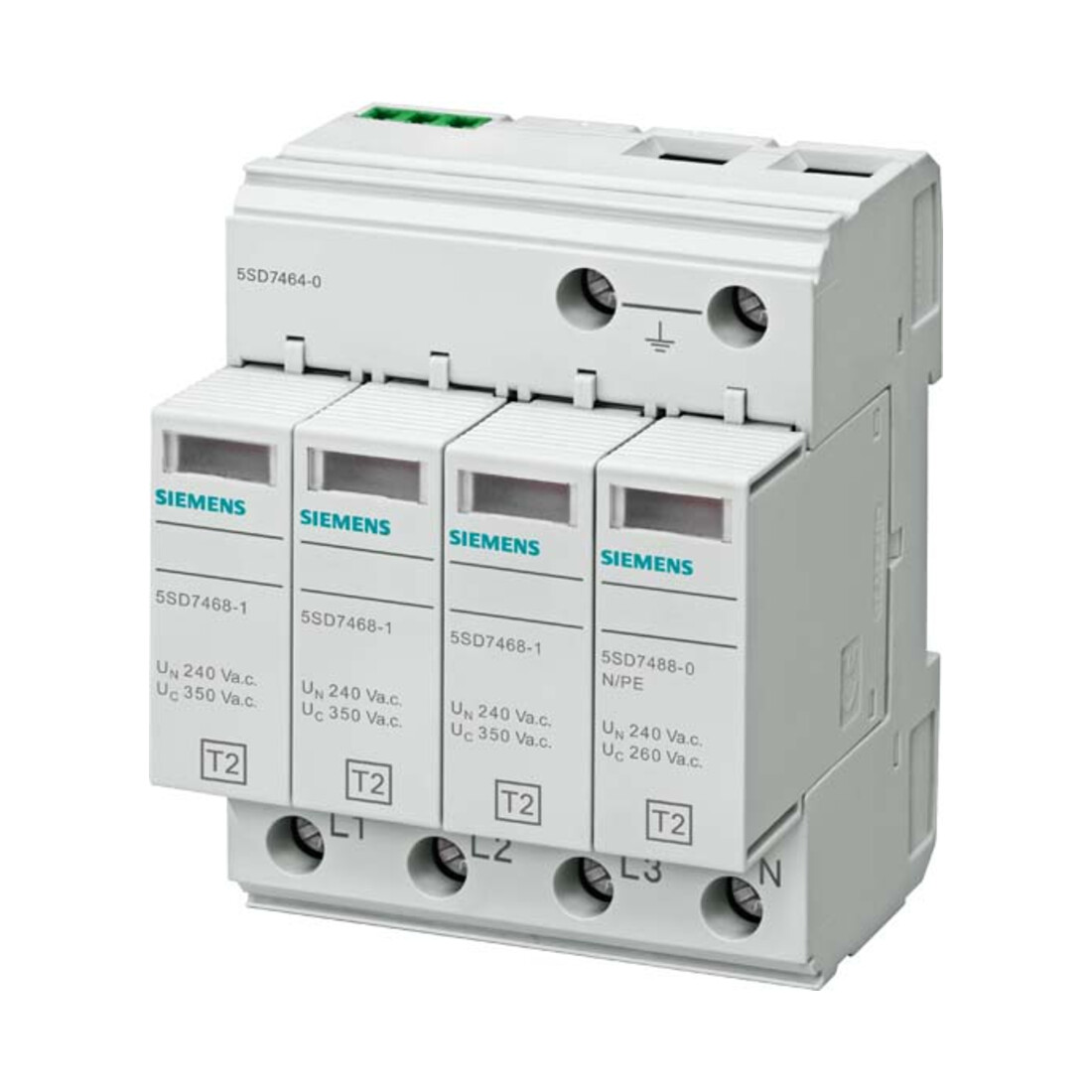 Siemens Indus.Sector Überspannungsableiter Typ2 350V TN-S/TT 5SD7464-0