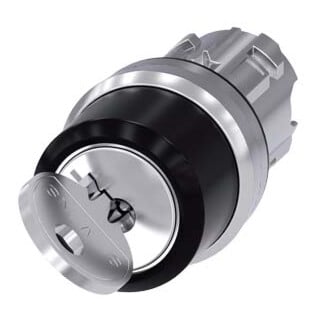 Siemens Interrupteur à clé RONIS avec extraction de clé O 3SU1050-4BF01-0AA0