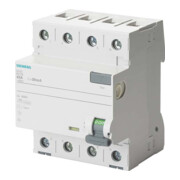 Siemens Interrupteur différentiel numérique industriel Type A, 30mA, 25A 5SV3342-6-1