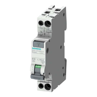 Siemens Interrupteur différentiel/sectionneur compact type A, 30 mA, B10 5SV1316-6KK10