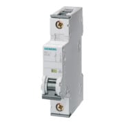 Siemens Interrupteur LS industriel numérique B6A, 1 pôle, T=70, 10 kA 5SY4106-6-1