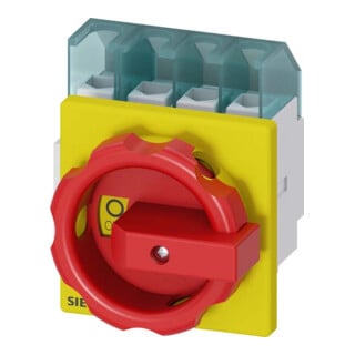 Siemens Interrupteur principal/d'arrêt d'urgence numérique ind. 4p 25A 9,5kW/400V 3LD2103-1TL53