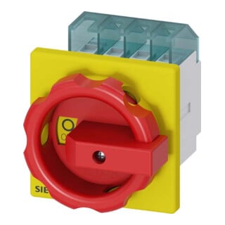 Siemens Interrupteur principal/d’arrêt d’urgence numérique industriel 3p. 16A 7,5kW/400V 3LD2003-0TK53
