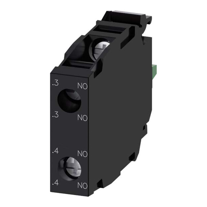 Siemens Module de contact industriel numérique avec 2 éléments de commutation 3SU1400-1AA10-1DA0