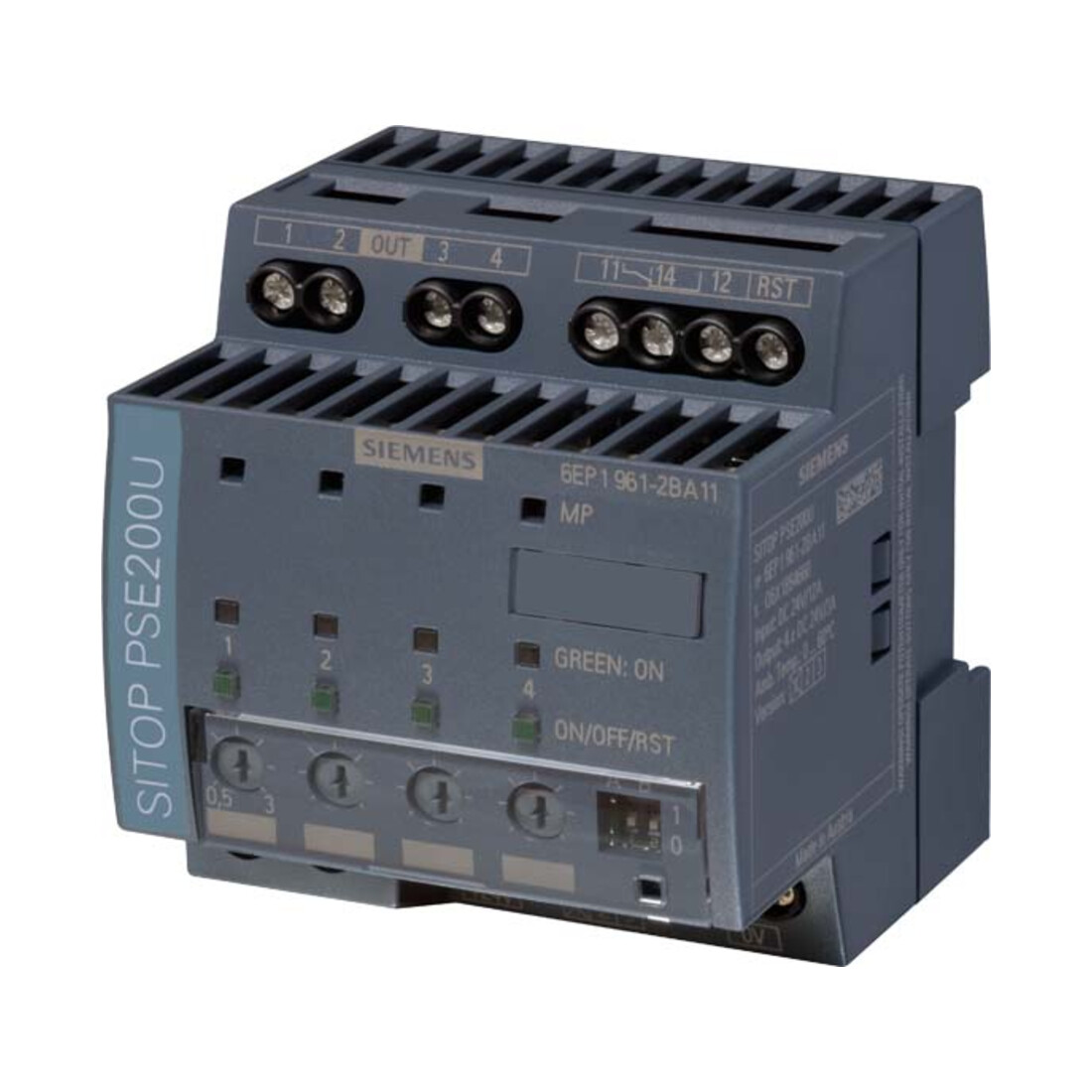 Siemens Module de sélectivité ind. numérique 24VDC, 4x3A, IP20 6EP1961-2BA11