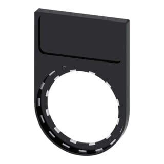 Siemens Support plat pour plaque industrielle numérique, noir 3SU1900-0AG10-0AA0