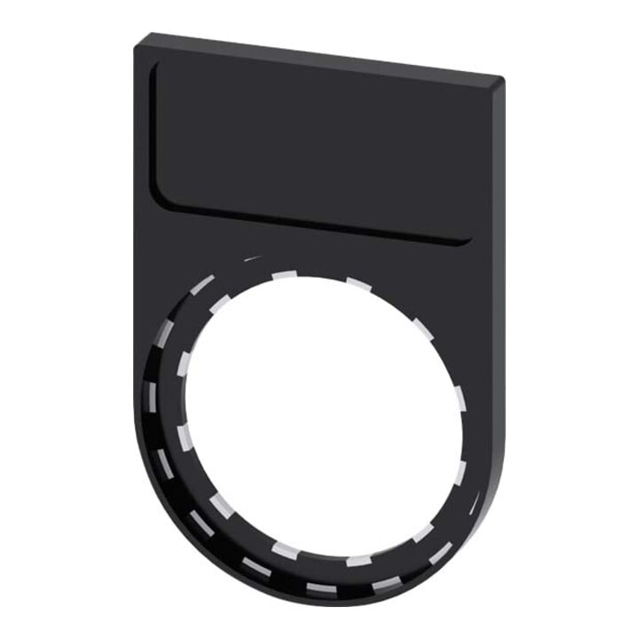 Siemens Support plat pour plaque industrielle numérique, noir 3SU1900-0AG10-0AA0