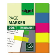 Sigel Haftmarker HN615 50x60mm farbig sortiert 5 St./Pack.