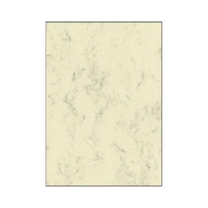 Sigel Marmorpapier DP372 DIN A4 90g beige 100 Bl./Pack.