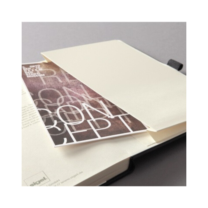 Sigel Notizbuch CONCEPTUM CO320 135x210mm Softcover 194S. kar. sw