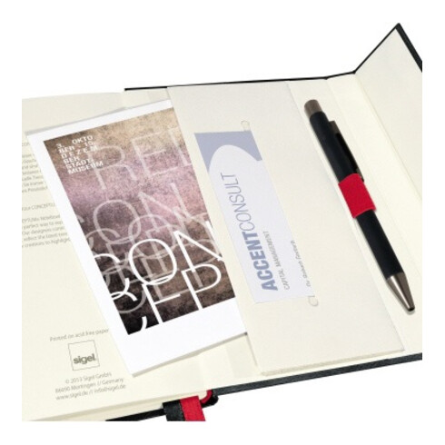 Sigel Notizbuch CONCEPTUM Vintage CO605 DIN A5 kariert dark grey