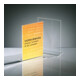 Sigel Tischaufsteller TA222 DIN A5 148x240mm T-Form Acryl glasklar-1