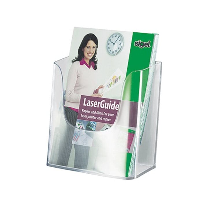 Sigel Wandprospekthalter LH116 für DIN A5 1Fach Acryl glasklar