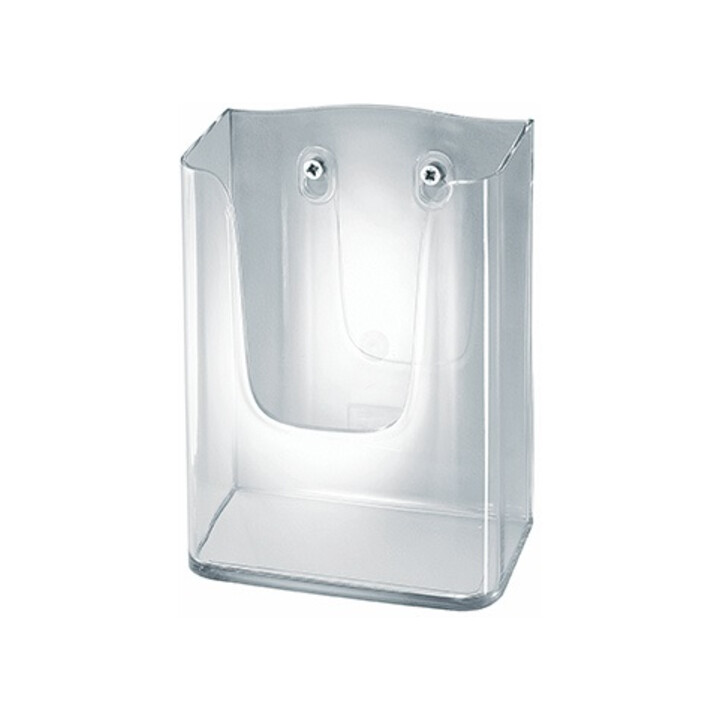 Sigel Wandprospekthalter LH117 für DIN lang 1Fach Acryl glasklar