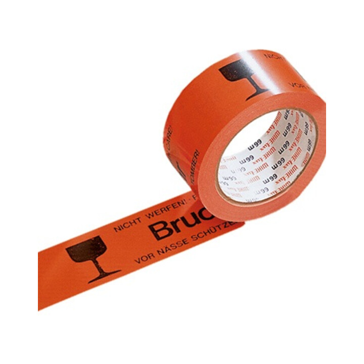 Signalklebeband Bruchgefahr 50mmx66m orange