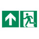 Signaux de secours Sortie de secours tout droit, par la porte ou vers le haut, Type: 12300-1