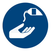 Signaux d'obligation Utiliser une crème de protection, Type: 04100-1