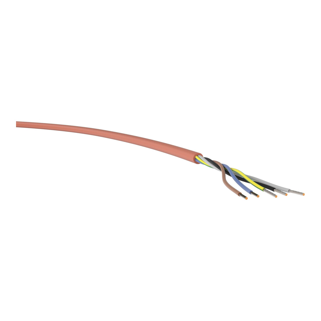 SIHF-JB 5x 1,5 câble silicone L100