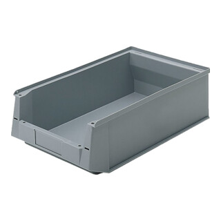 SILAFIX Sichtlagerkasten Gr. 2H 310 x 500 x 145 mm grau PP