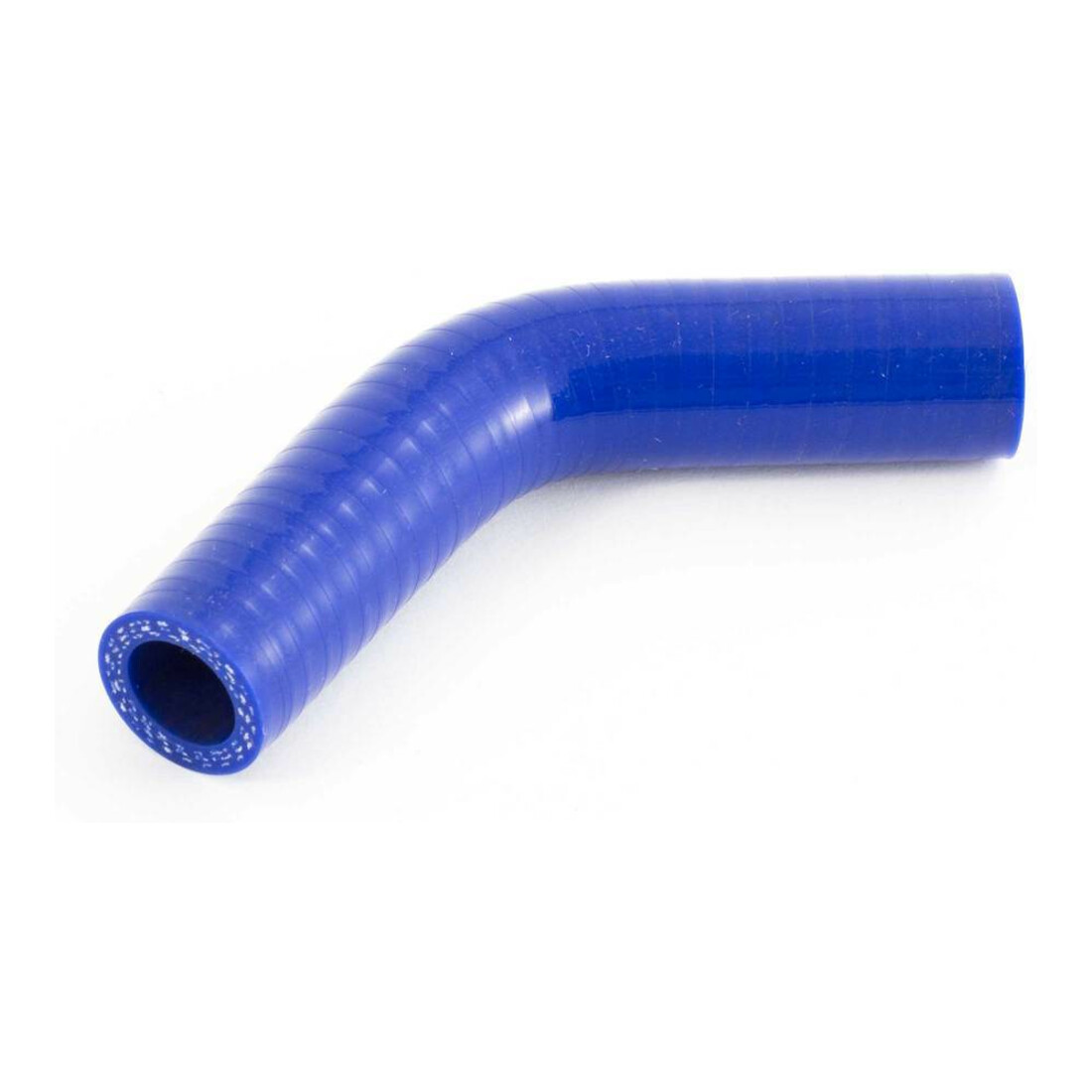 Silikon Kühlerschlauch- Krümmer 45G, blau, 8x4mm, Schenkellänge: je 152mm