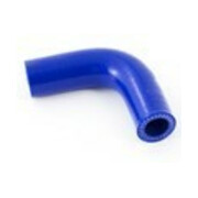 Silikon Tuyau de radiateur Collecteur 90G, bleu, 10x4mm, longueur jambe : 152mm-1