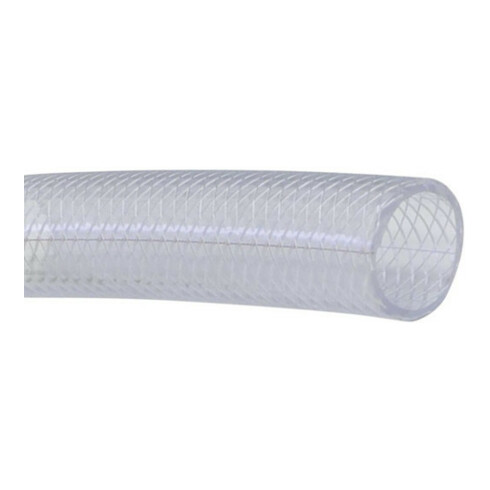 Silikonschlauch transparent  mit Einlage, FDA, 38x5mm, 25m