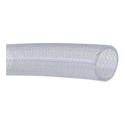 Silikonschlauch transparent  mit Einlage, FDA, 38x5mm, 25m