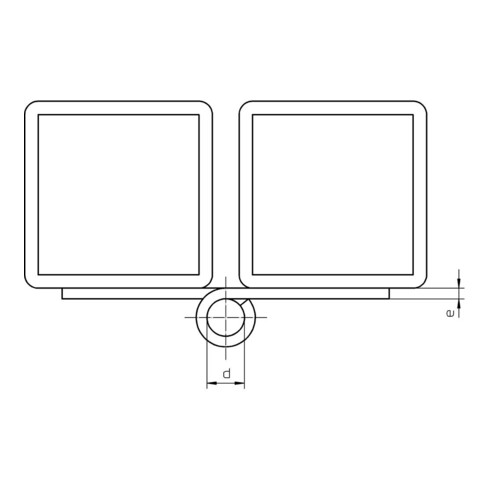 SIMONSWERK Anschweißband KO 4, 160x50x14x4 2tlg. Stahl blank