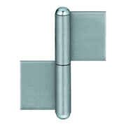 SIMONSWERK Anschweißband KO 4, 180x50x16x5 2tlg. Stahl blank