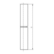 SIMONSWERK Anschweißband KO 50, 2tlg 60mm blank-2