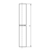 SIMONSWERK Anschweißband KO 50, 2tlg 80mm blank-5