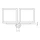 SIMONSWERK Anschweißband KO 8, 3tlg 240mm blank-5