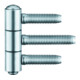 SIMONSWERK BAKA® C 1-13 paumelle à encastrer pour battant basculant, 3 pcs Ø13mm topzink-1