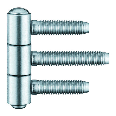 SIMONSWERK BAKA® C 1-13 paumelle à encastrer pour battant basculant, 3 pcs Ø13mm topzink