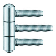 SIMONSWERK BAKA® C 1-13 paumelle à encastrer pour battant basculant, 3 pcs Ø13mm topzink