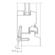 SIMONSWERK BAKA® C 1-13 paumelle à encastrer pour battant basculant, 3 pcs Ø13mm topzink-5
