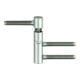 Simonswerk Paumelle d'encastrement V 5450 pas à 6 mm DIN droite acier nickelé pour portes feuillurées
