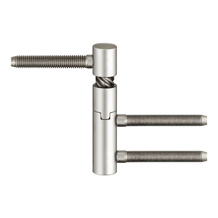 Simonswerk Einbohrband V 5450 Steigung b. 6mm DIN re. Stahl vernickelt f. gefälzte Türen