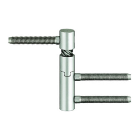 Simonswerk Einbohrband V 5450 Steigung b. 6mm DIN re. Stahl vernickelt f. gefälzte Türen