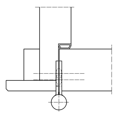 SIMONSWERK Einstemmband BAKA® Q1 80,80mm,DR verzinkt