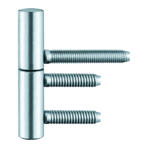 SIMONSWERK Paumelle à encastrer B 1-15, 2 pièces, 15 mm topzinc