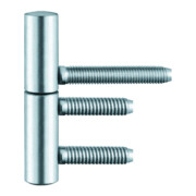 SIMONSWERK Paumelle à encastrer B 1-15, 2 pièces, 15 mm topzinc
